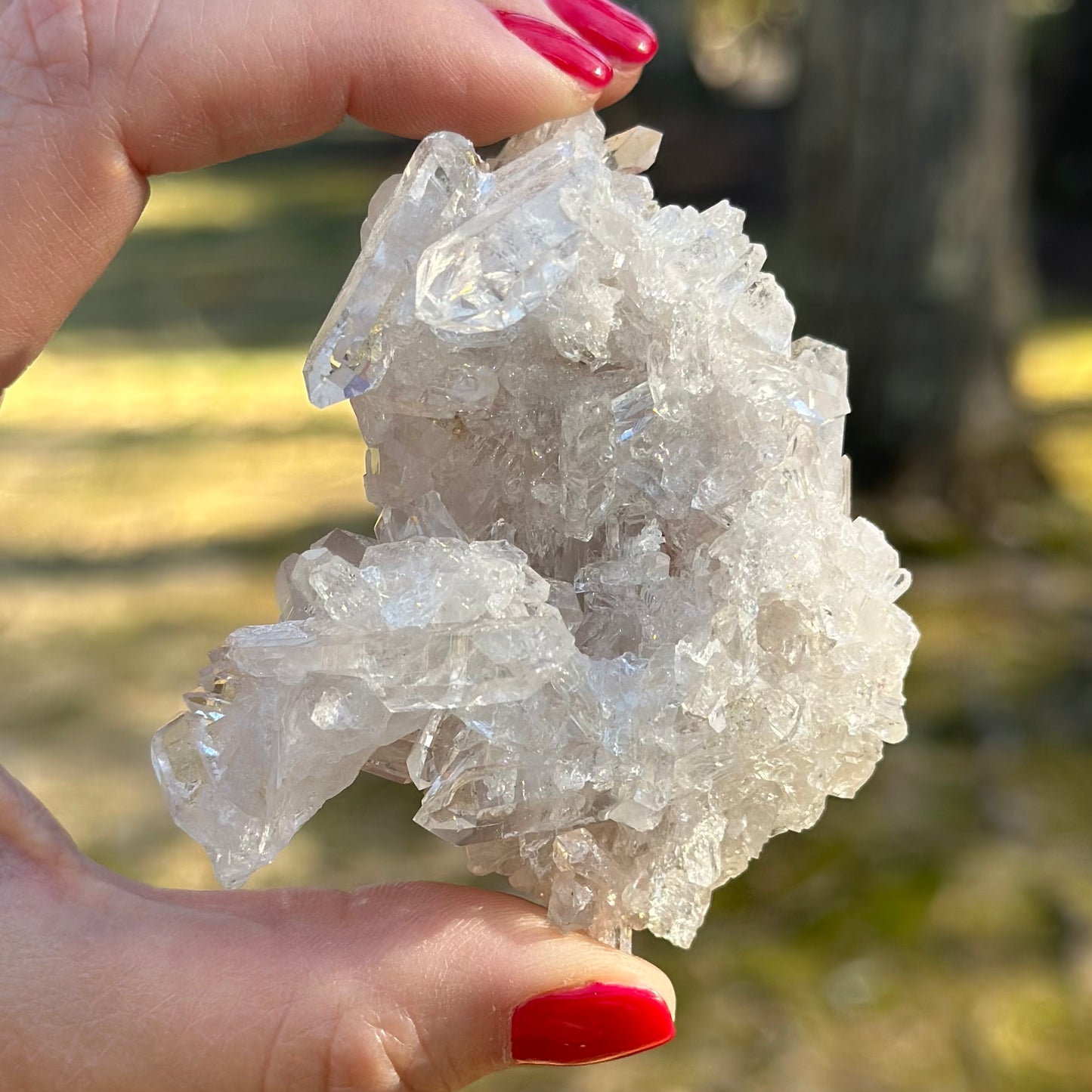 Clear Quartz Cluster 110g
