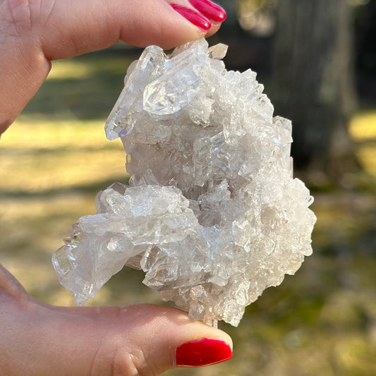 Clear Quartz Cluster 110g
