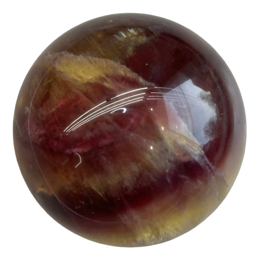 Watermelon Fluorite Sphere 496g