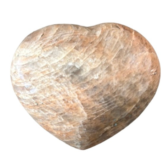 Peach Moonstone Heart 342g