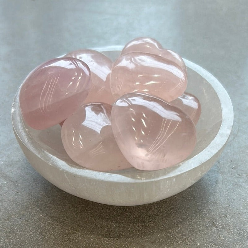 Rose Quartz Small Heart