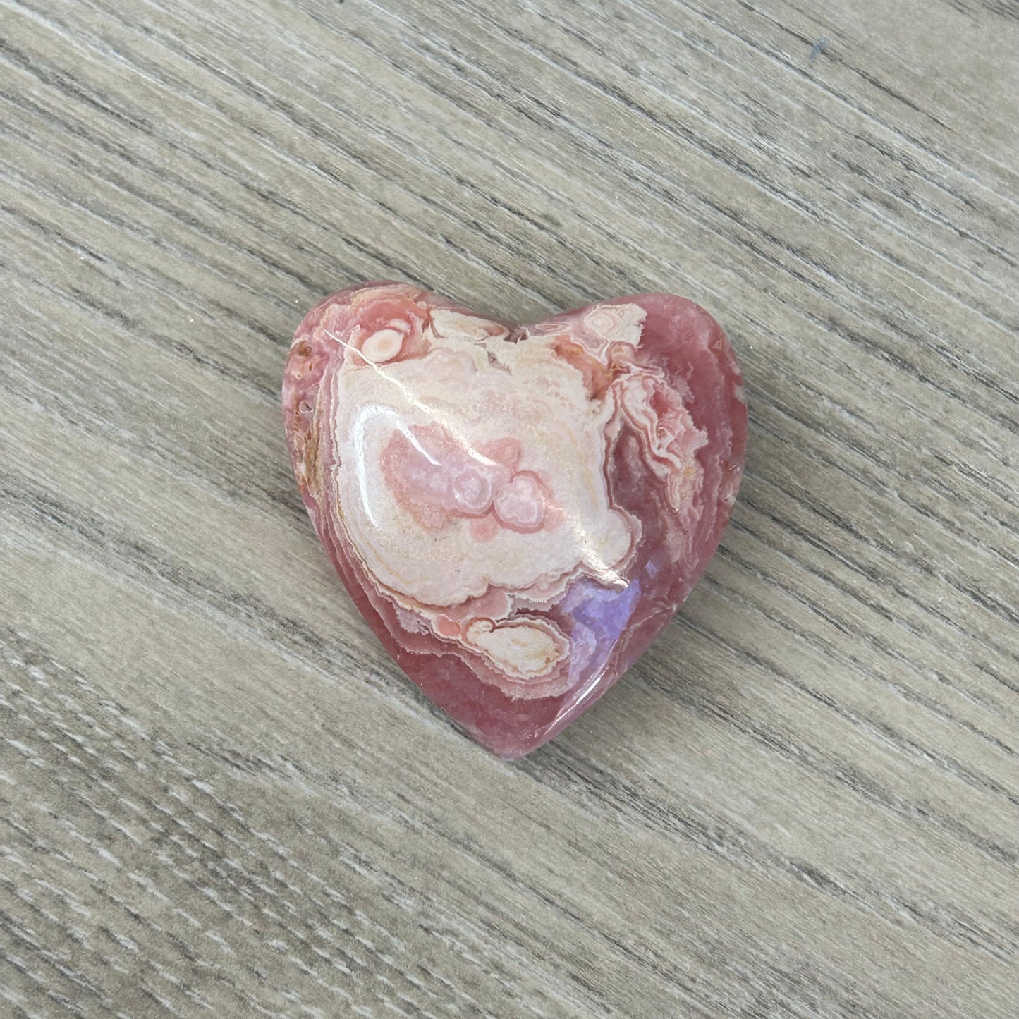 Rhodochrosite Heart 41g