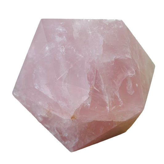 Rose Quartz Geometric Free Form 514g