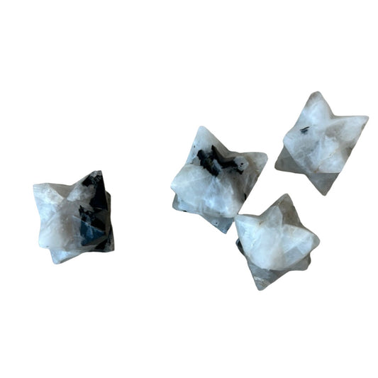 Rainbow Moonstone merkaba mini