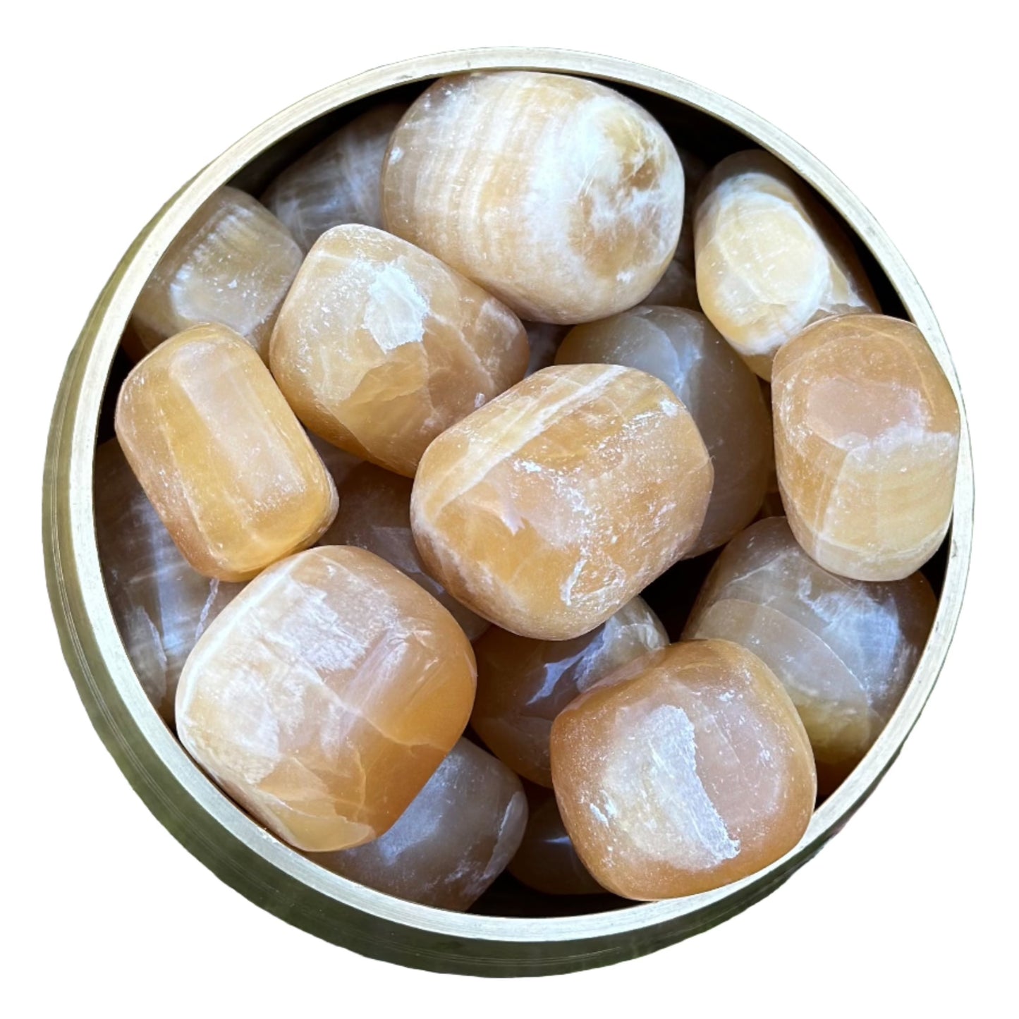 Honey Calcite Tumbled Stone