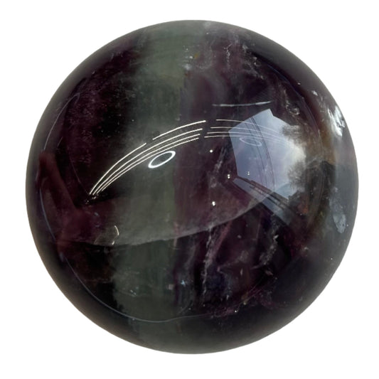 Watermelon Fluorite Sphere 551g