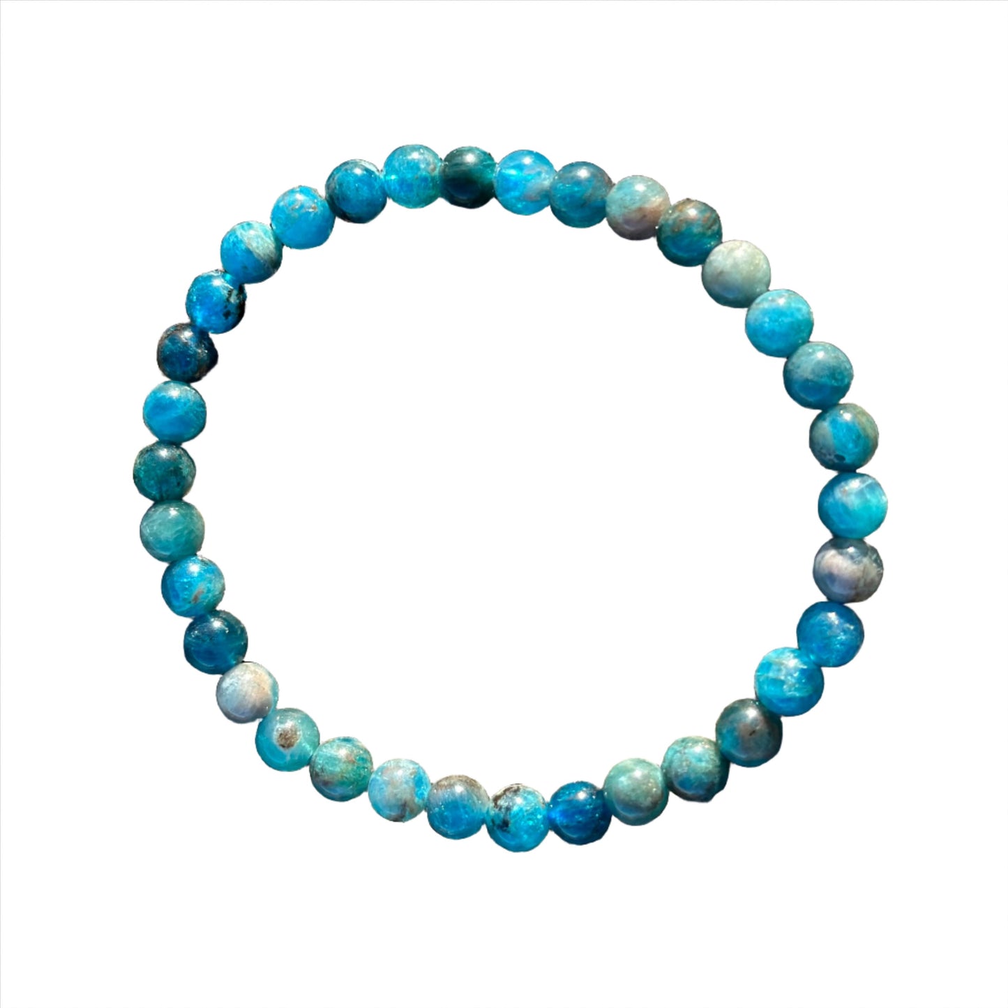 Blue Apatite Bracelet 5-7MM