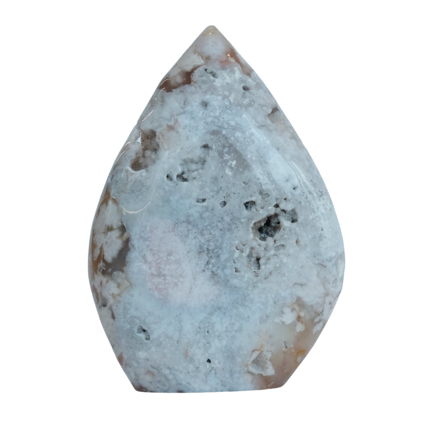 Pink Amethyst Flower Agate Flame