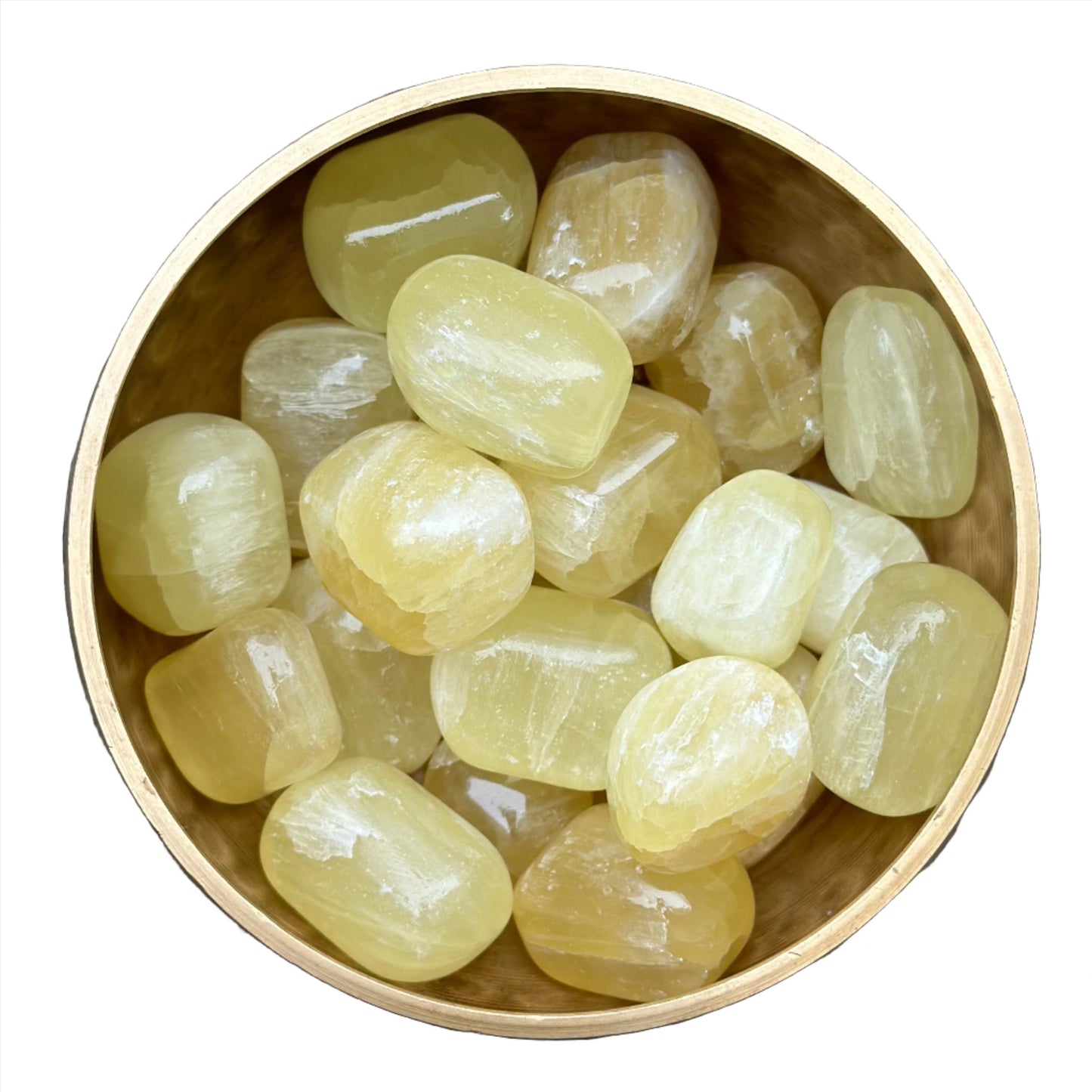 Yellow Calcite Tumbled Stone