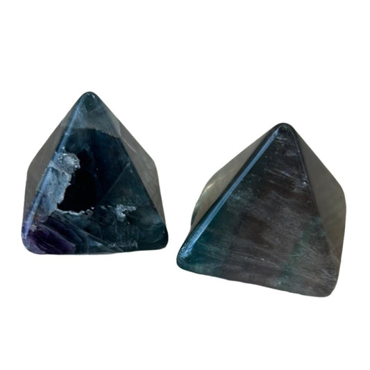 Fluorite mini pyramid