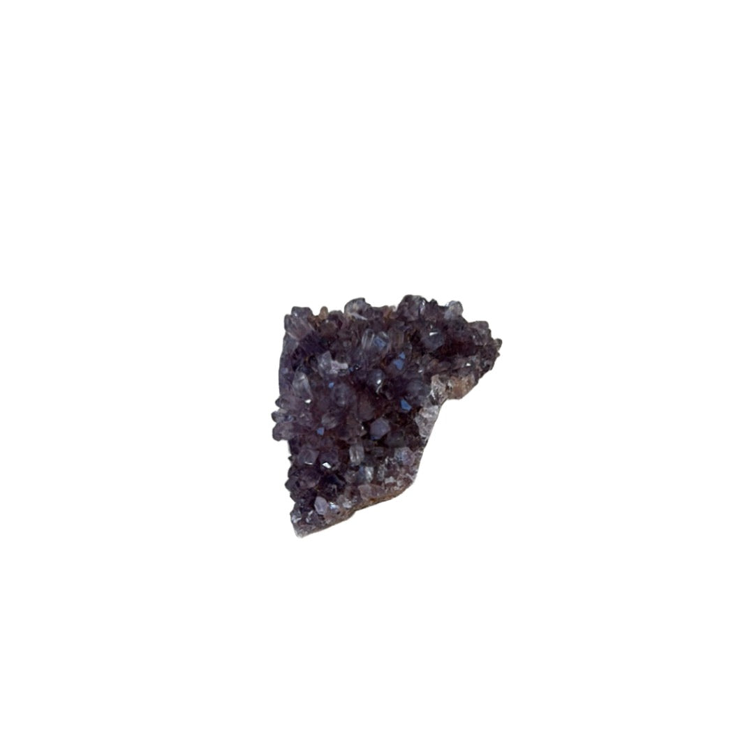 Amethyst druze cluster for stress relief and mood stabilization, boosts immunity, from Turkey.