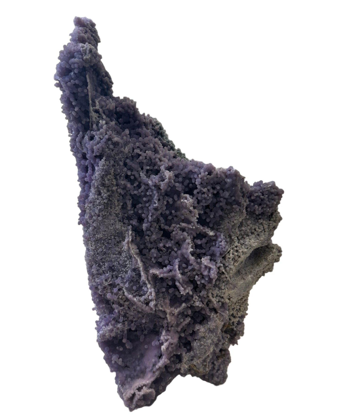 Grape Agate Free Form crystal for healing, boosting inner strength, confidence, stress relief, meditation, and mindfulness, approx 1019g.