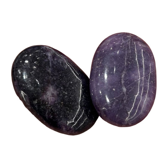 Lepidolite Palm Stone