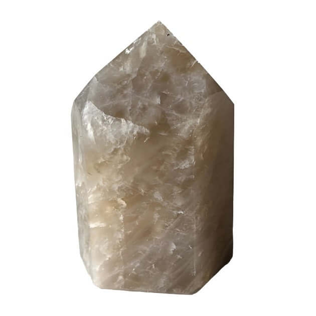 Citrine tower crystal to enhance intuition, attract wealth, and promote joy and self-confidence.