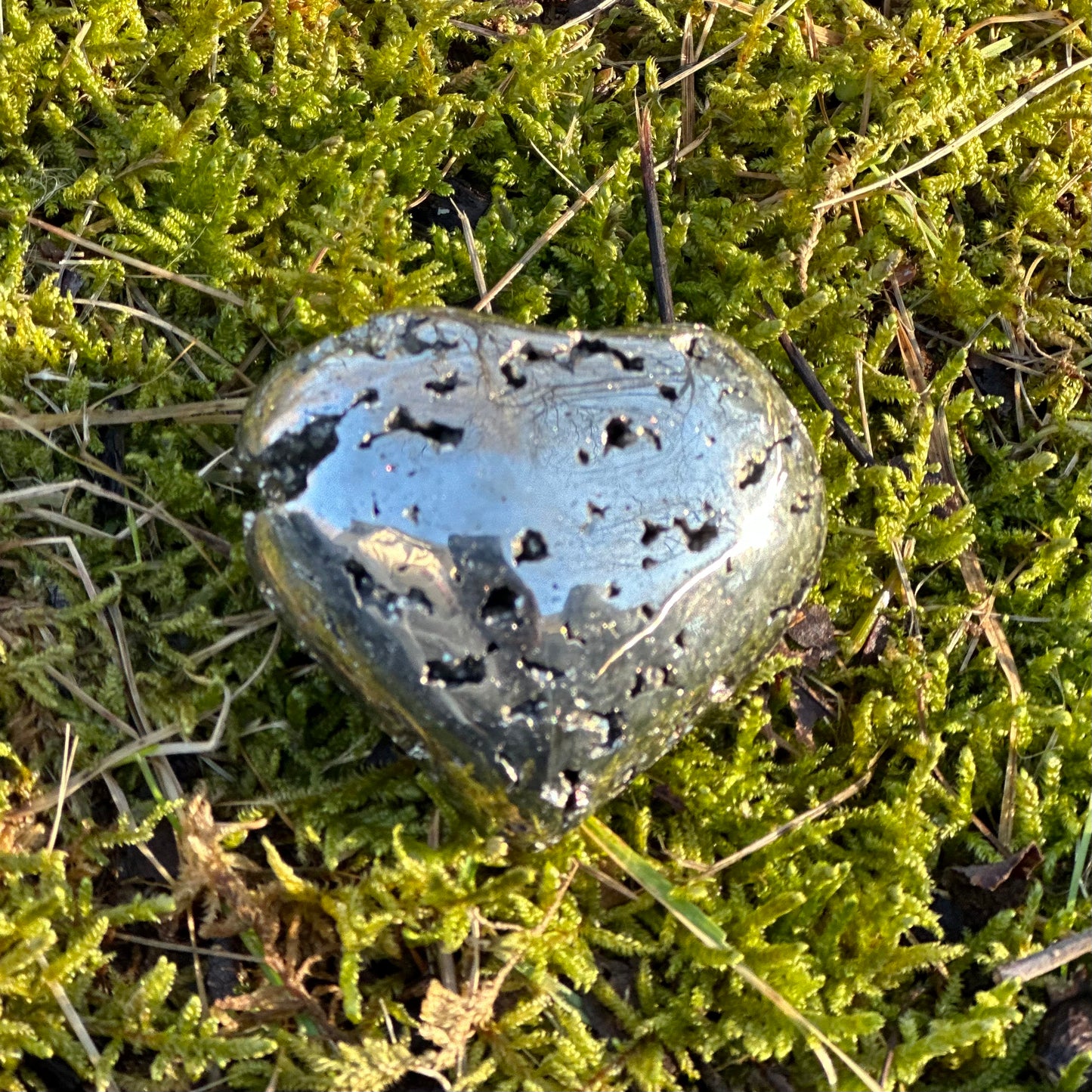 Pyrite Heart 115g