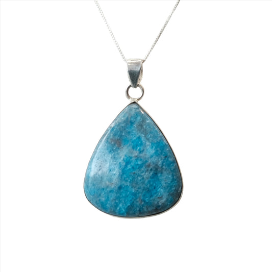 Apatite Teardrop Pendant Necklace