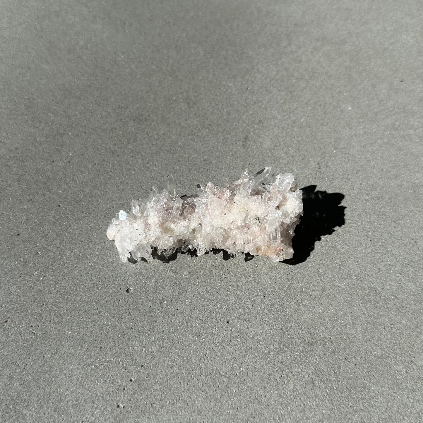 Pink Lemurian Quartz Cluster 62g