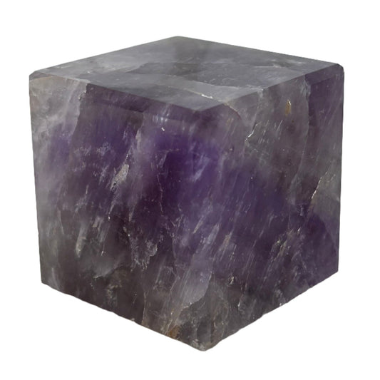 Amethyst Cube 333g healing crystal for stress relief and mood stabilization