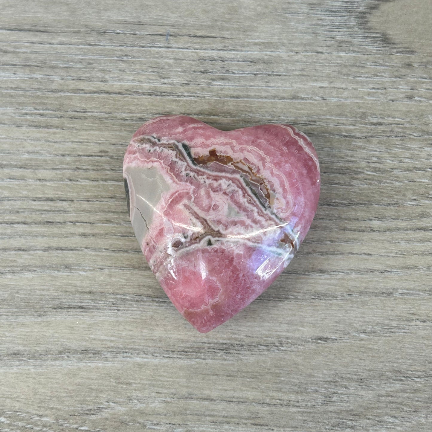 Rhodochrosite Heart 53g