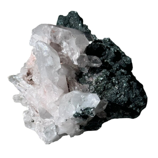 Pink Lemurian Quartz Cluster 169g