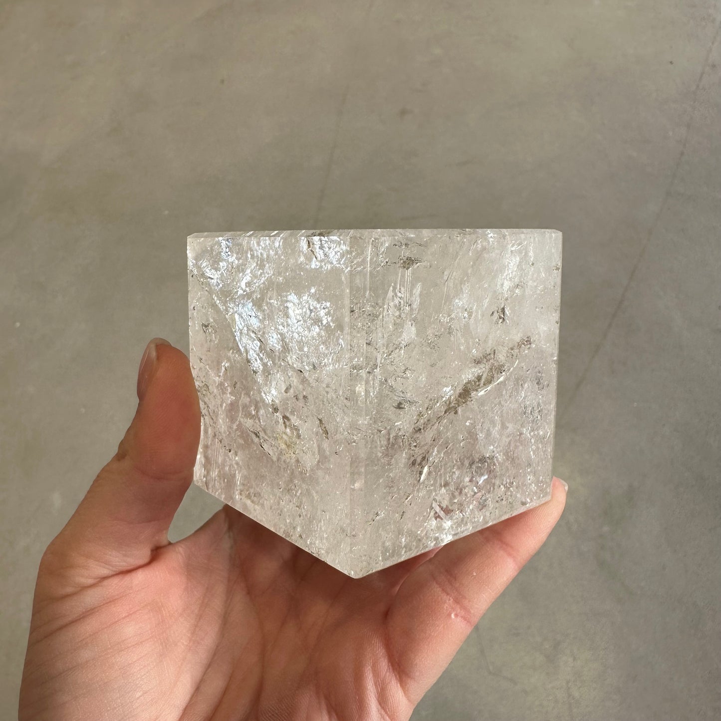 Clear Quartz Cube 491g