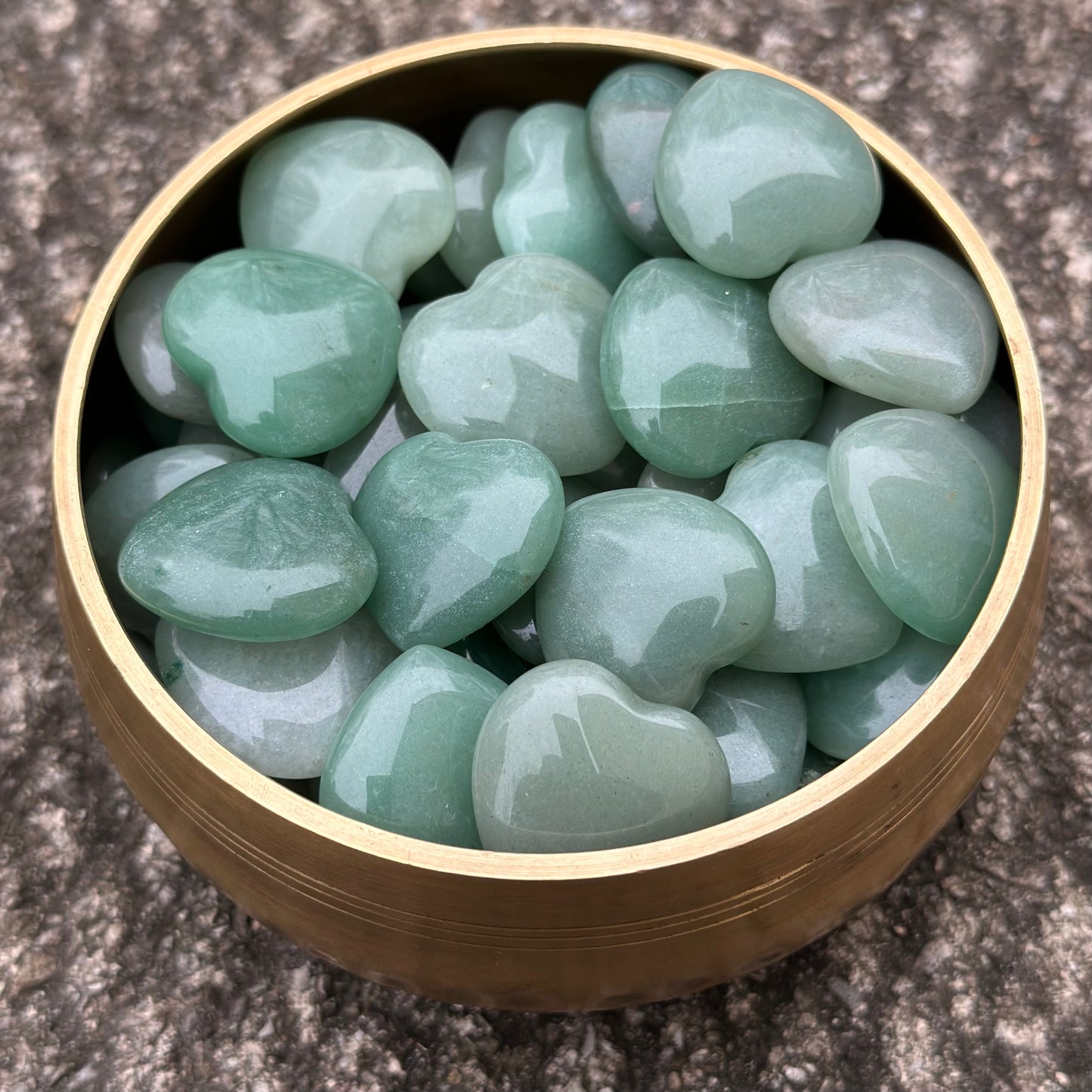 Green Aventurine Heart 25MM