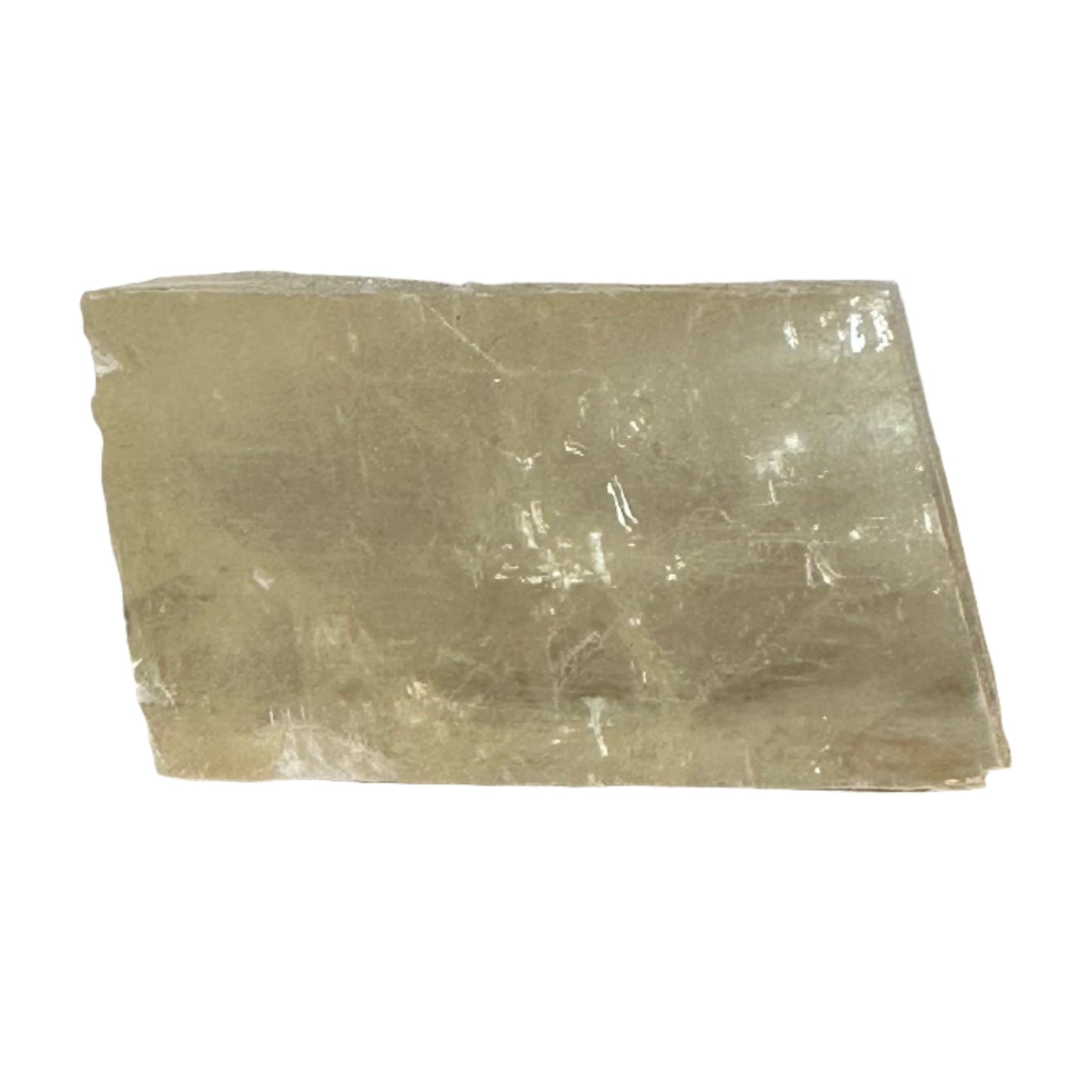 Raw Optical Calcite Iceland Spar crystal, 60g, known for healing, creativity, and spiritual connection.