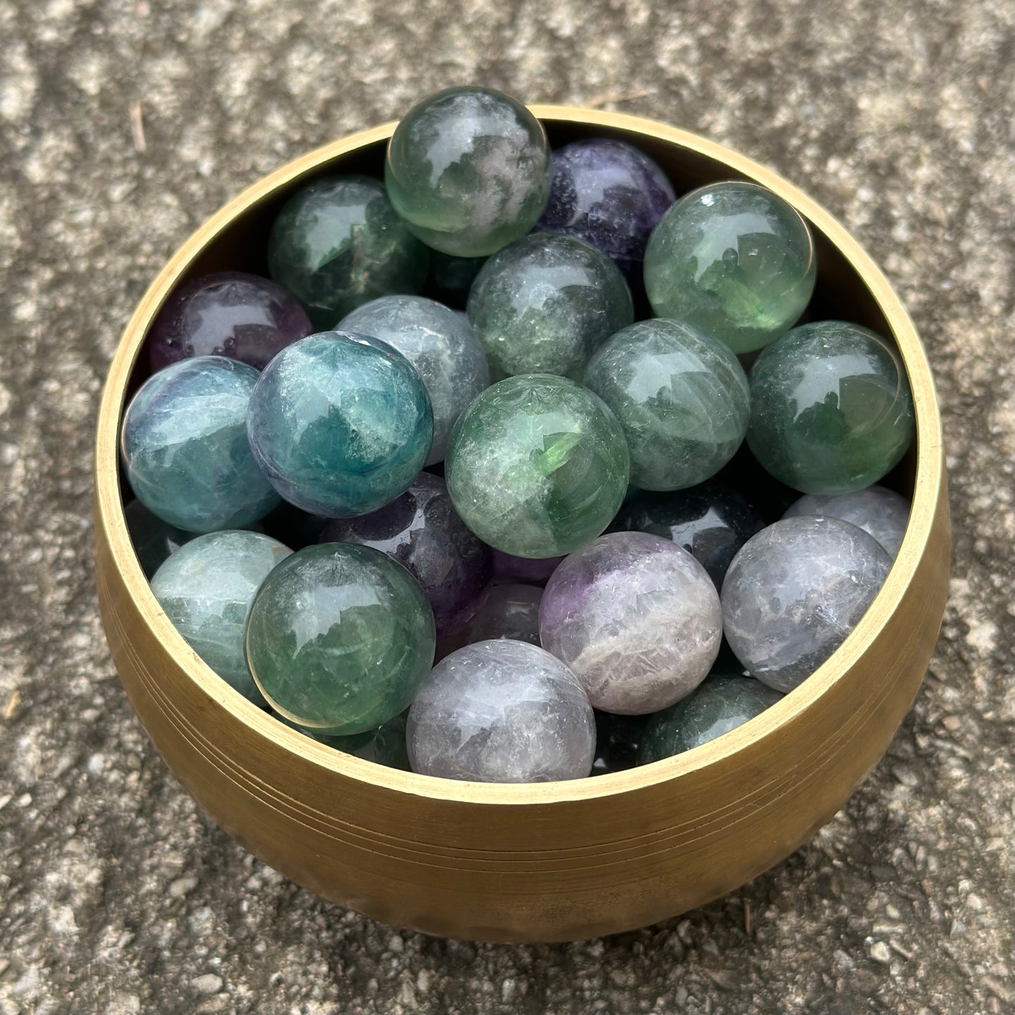 Rainbow Fluorite Sphere 22MM