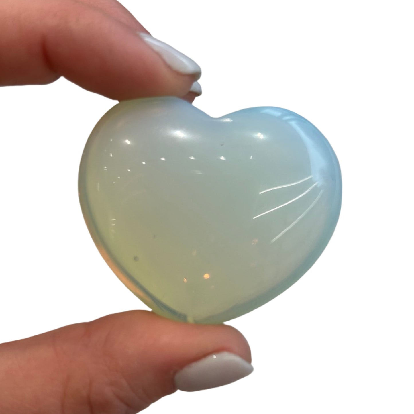 Opalite Puffed Heart
