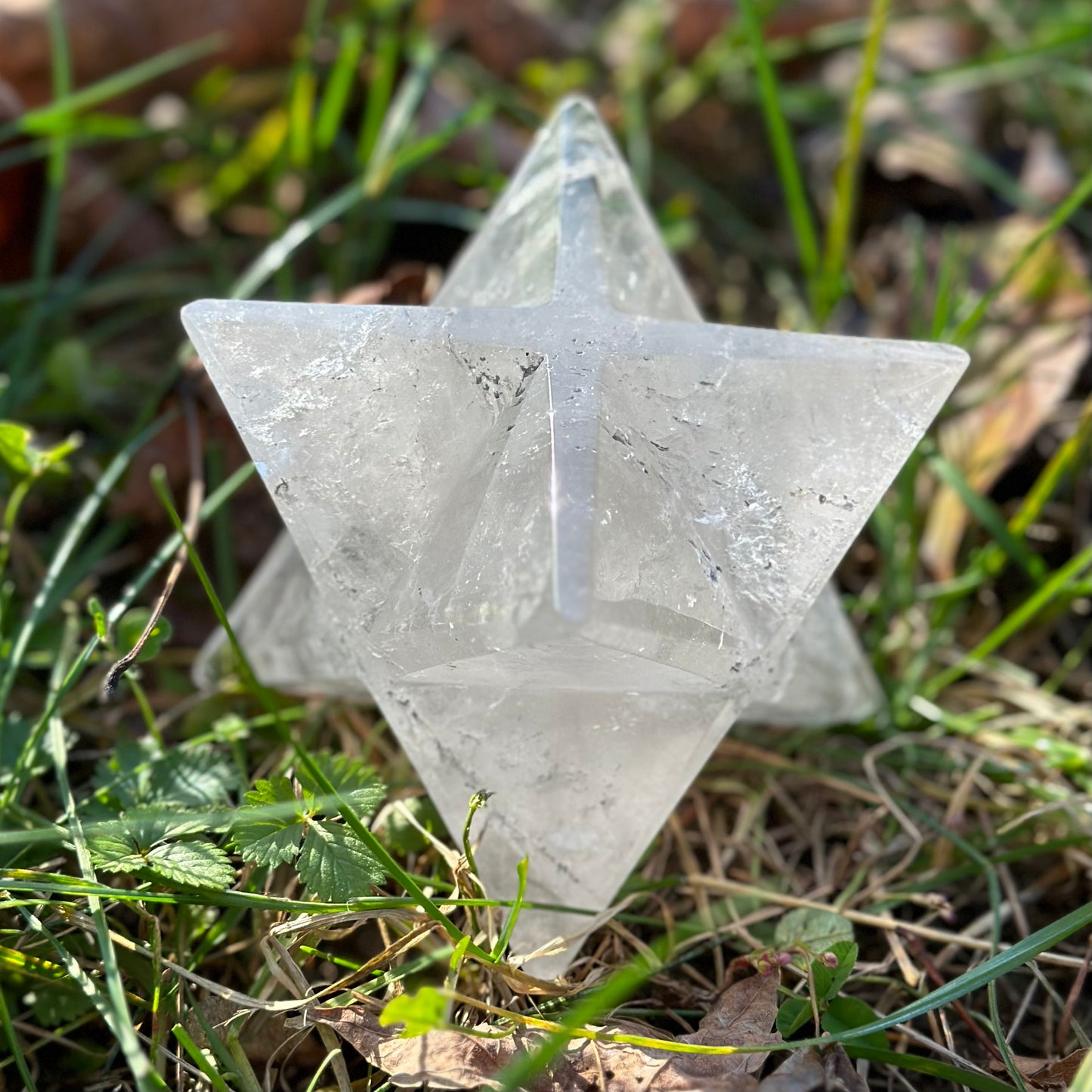 Clear Quartz Merkaba 544g