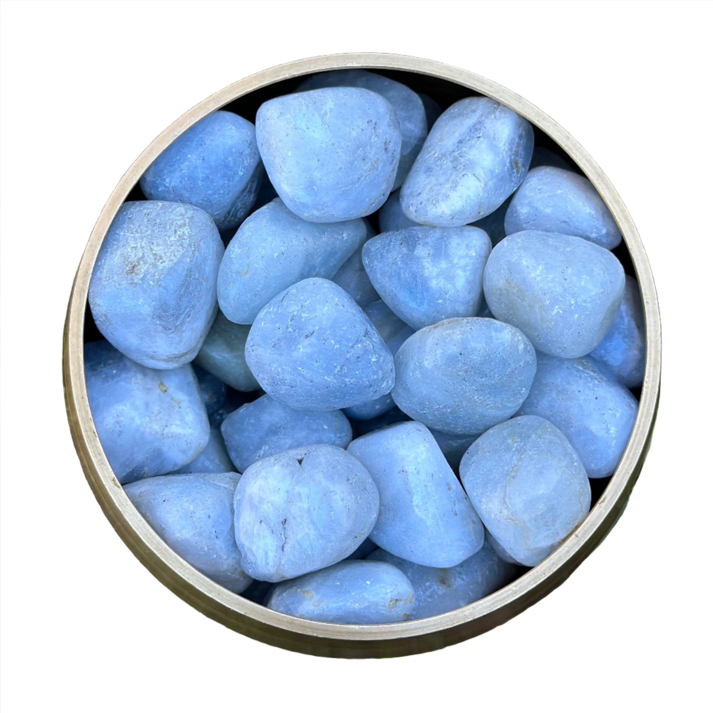 Blue Calcite Tumbled Stone