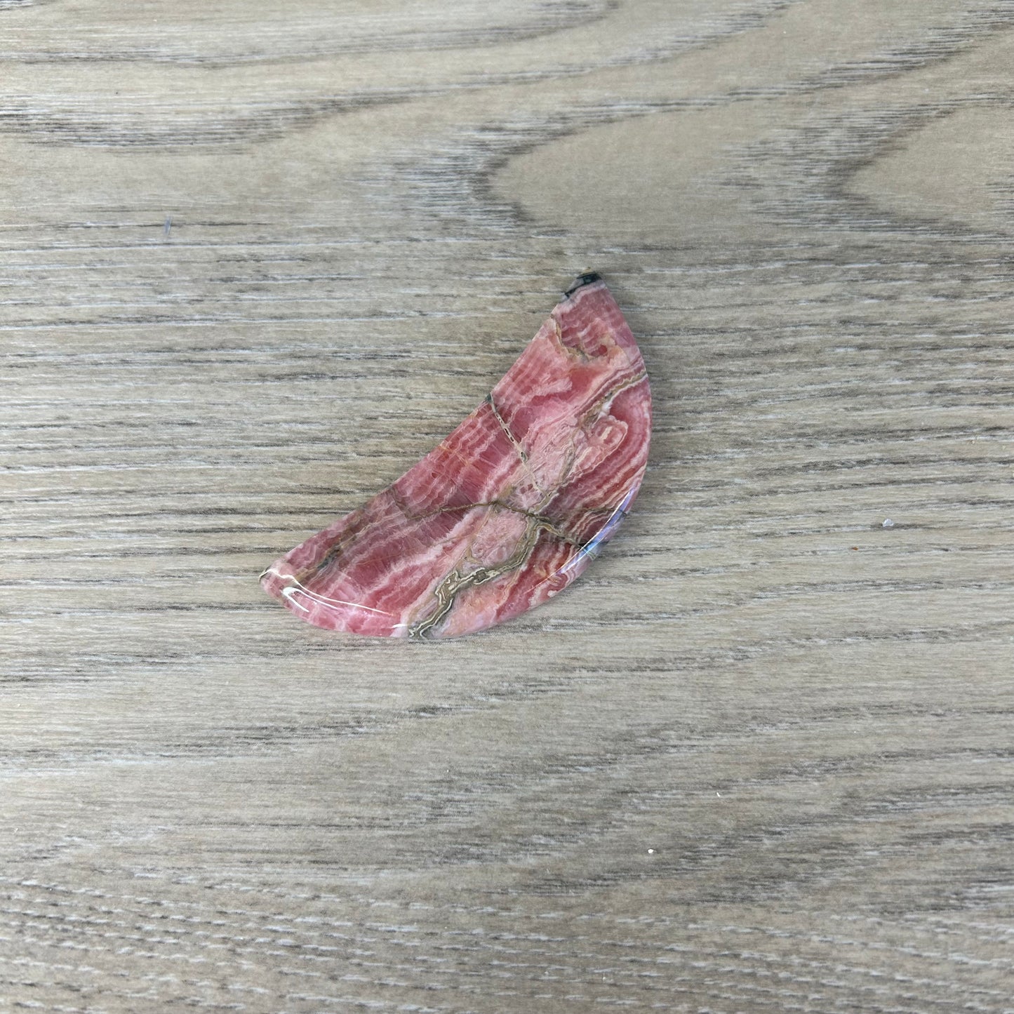 Rhodochrosite Moon Shape 23g