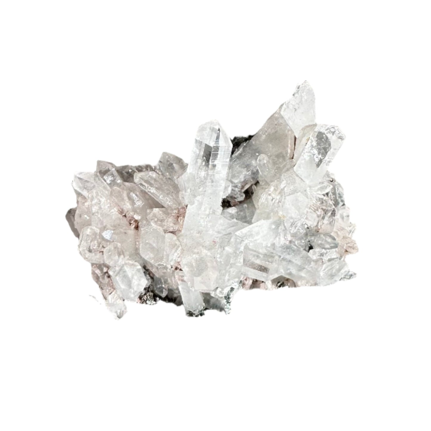 Pink Lemurian Quartz Cluster 62g