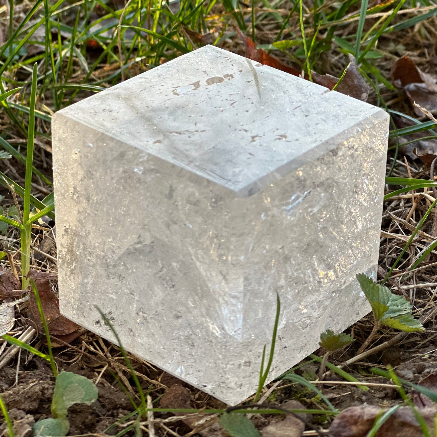 Clear Quartz Cube 575g