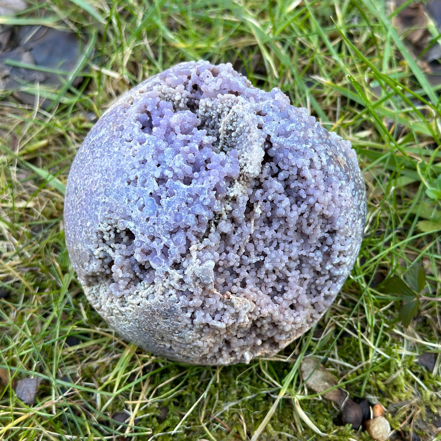 Grape Agate Sphere 993g