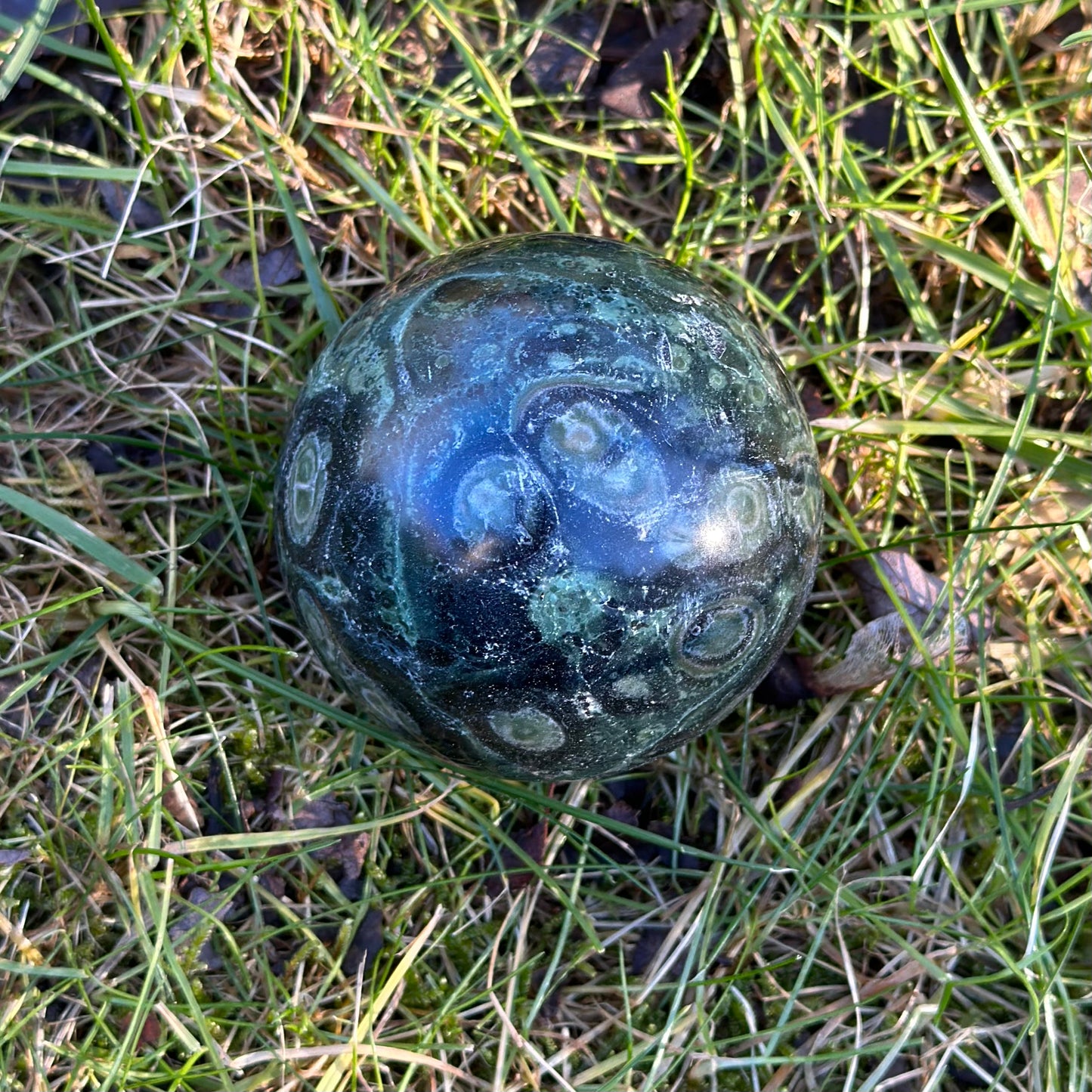 Kambaba Jasper Sphere 335g