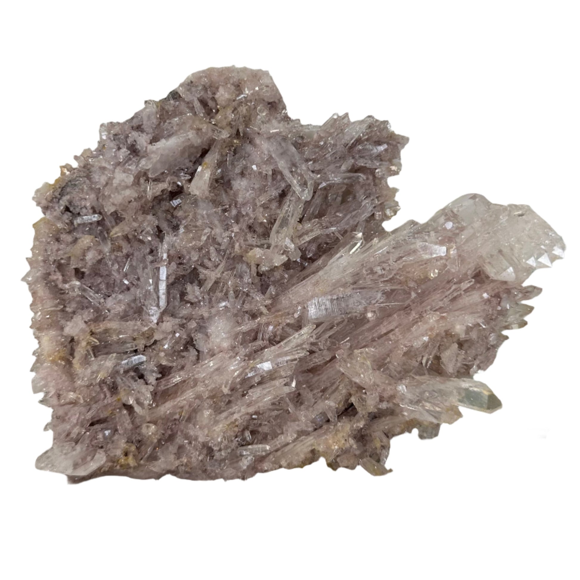 Pink Lemurian Quartz Cluster 590g