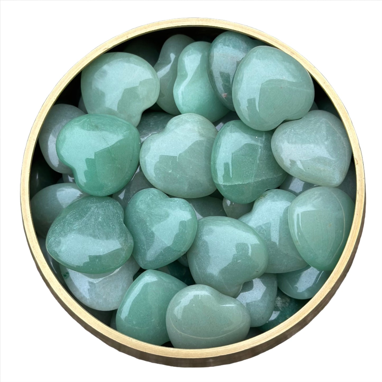 Green Aventurine Heart 25MM
