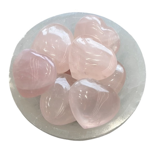 Rose Quartz Small Heart