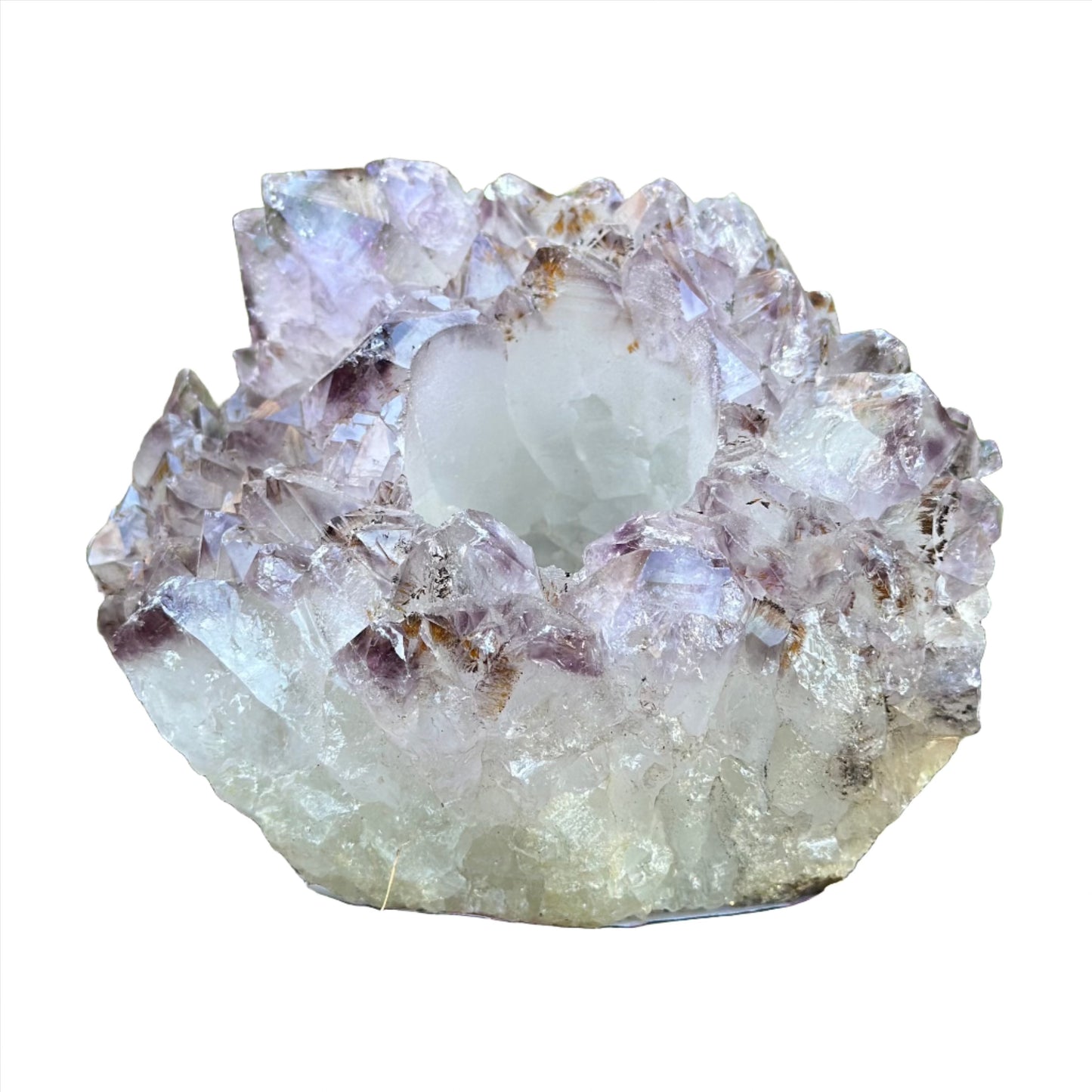 Amethyst Druze Candle Holder