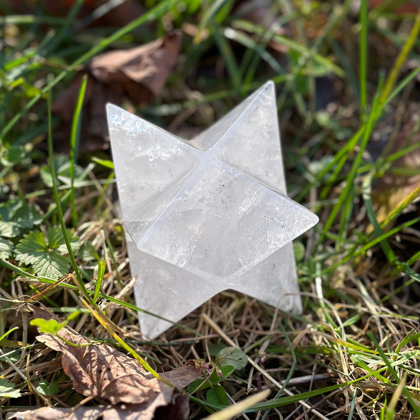 Clear Quartz Merkaba 273g