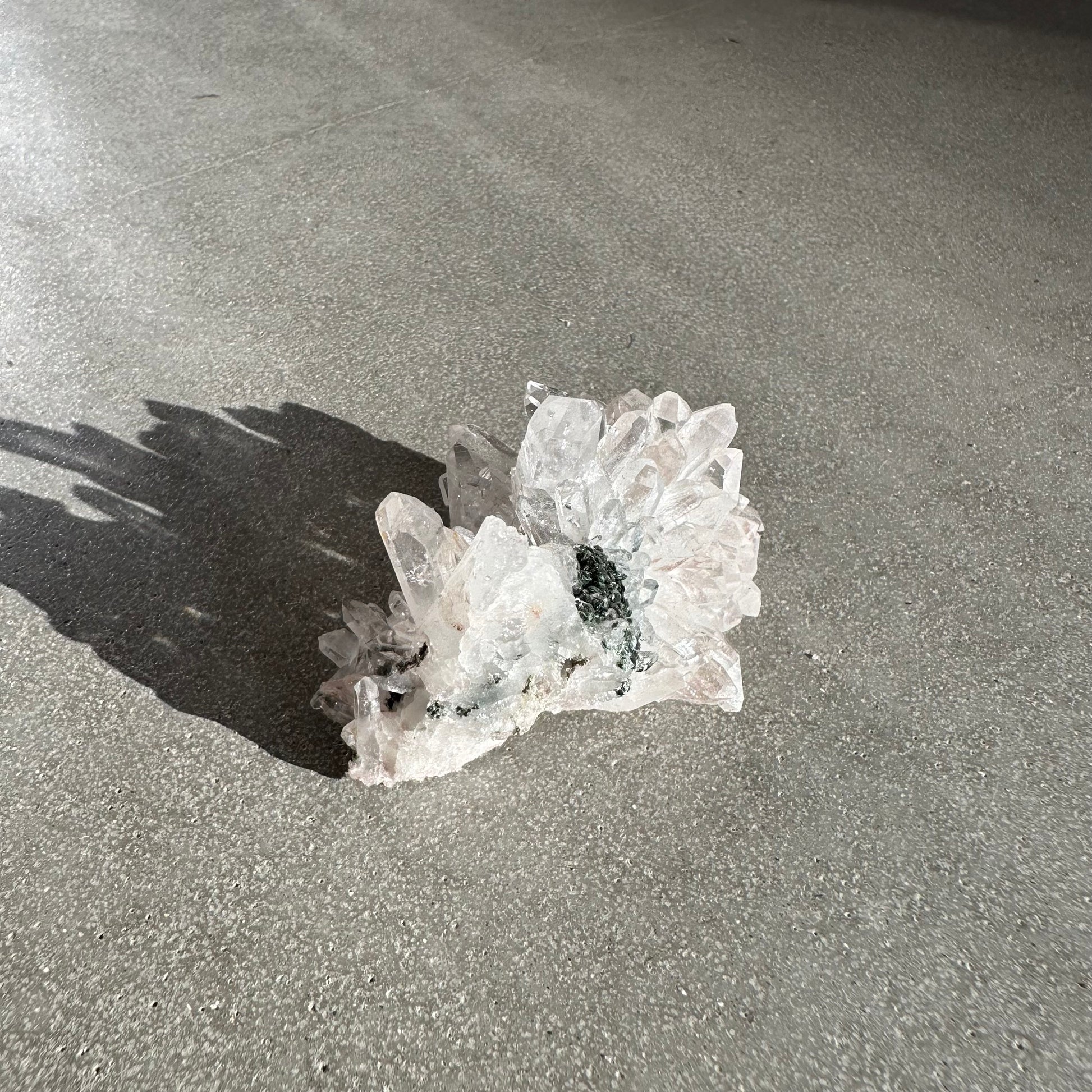 Pink Lemurian Quartz Cluster 62g