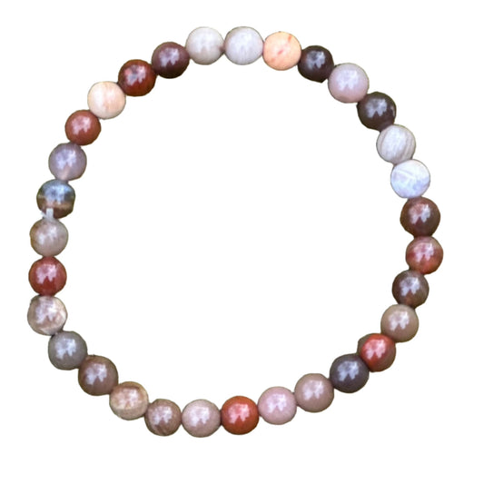 Petrified Wood Bracelet 6MM