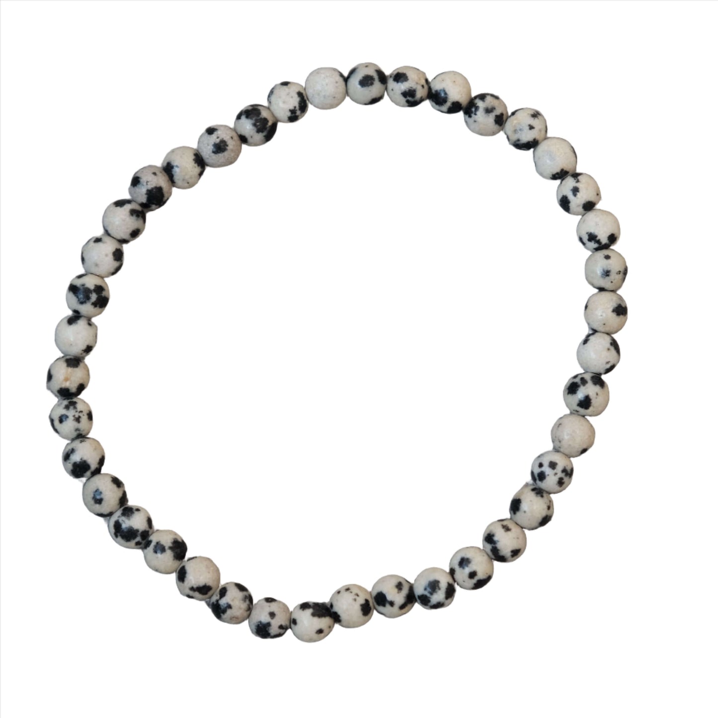 Dalmatian Jasper Bracelet 4 mm