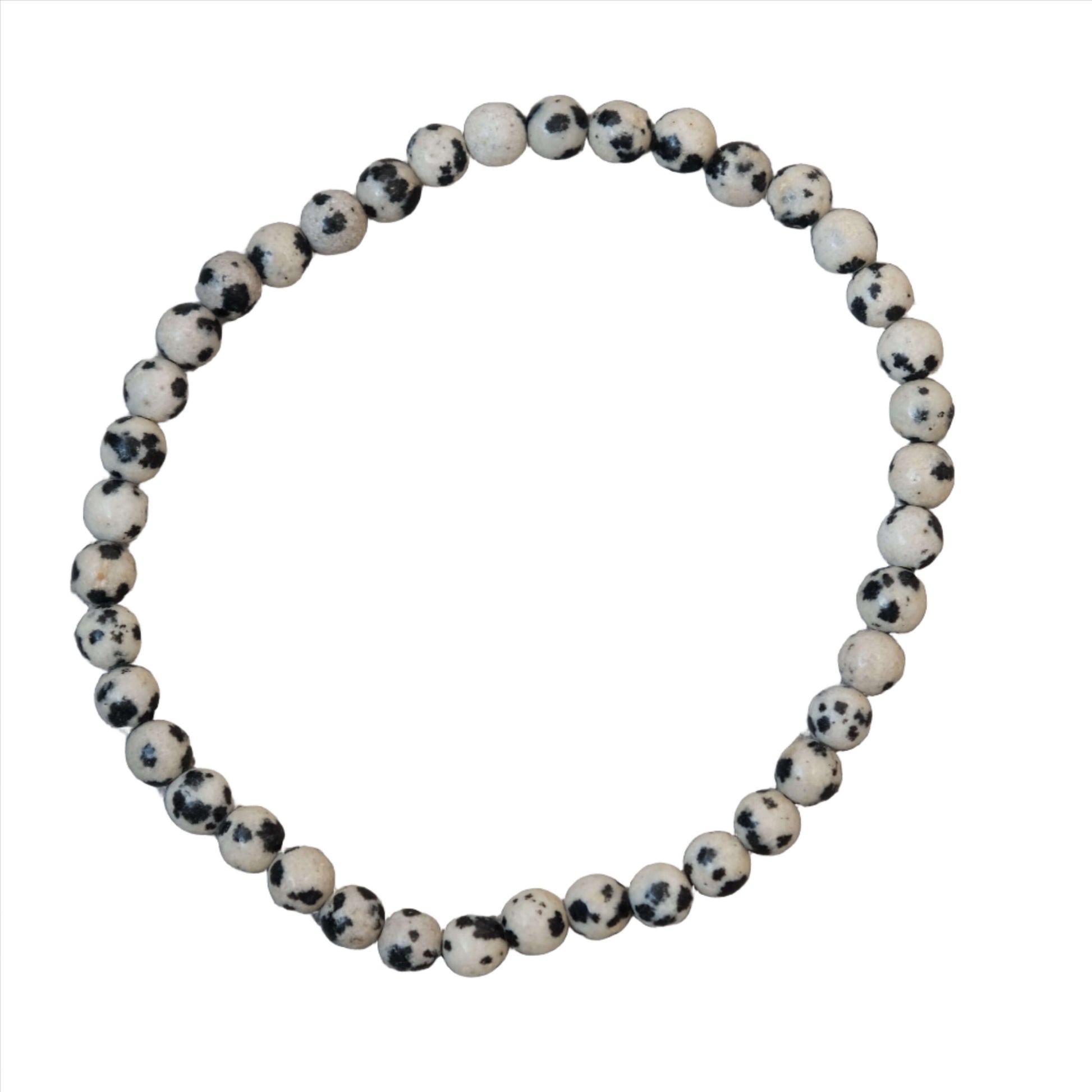 Dalmatian Jasper Bracelet 4 mm