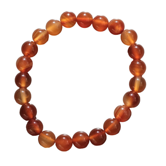 Red Agate Bracelet 8MM – Stone of Strength & Grounding
