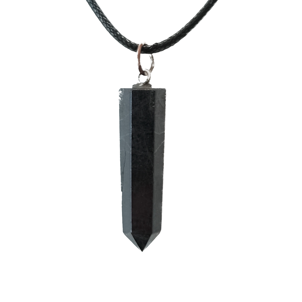 Purpurite Point Pendant Necklace - Intuition, Clarity & Transformation