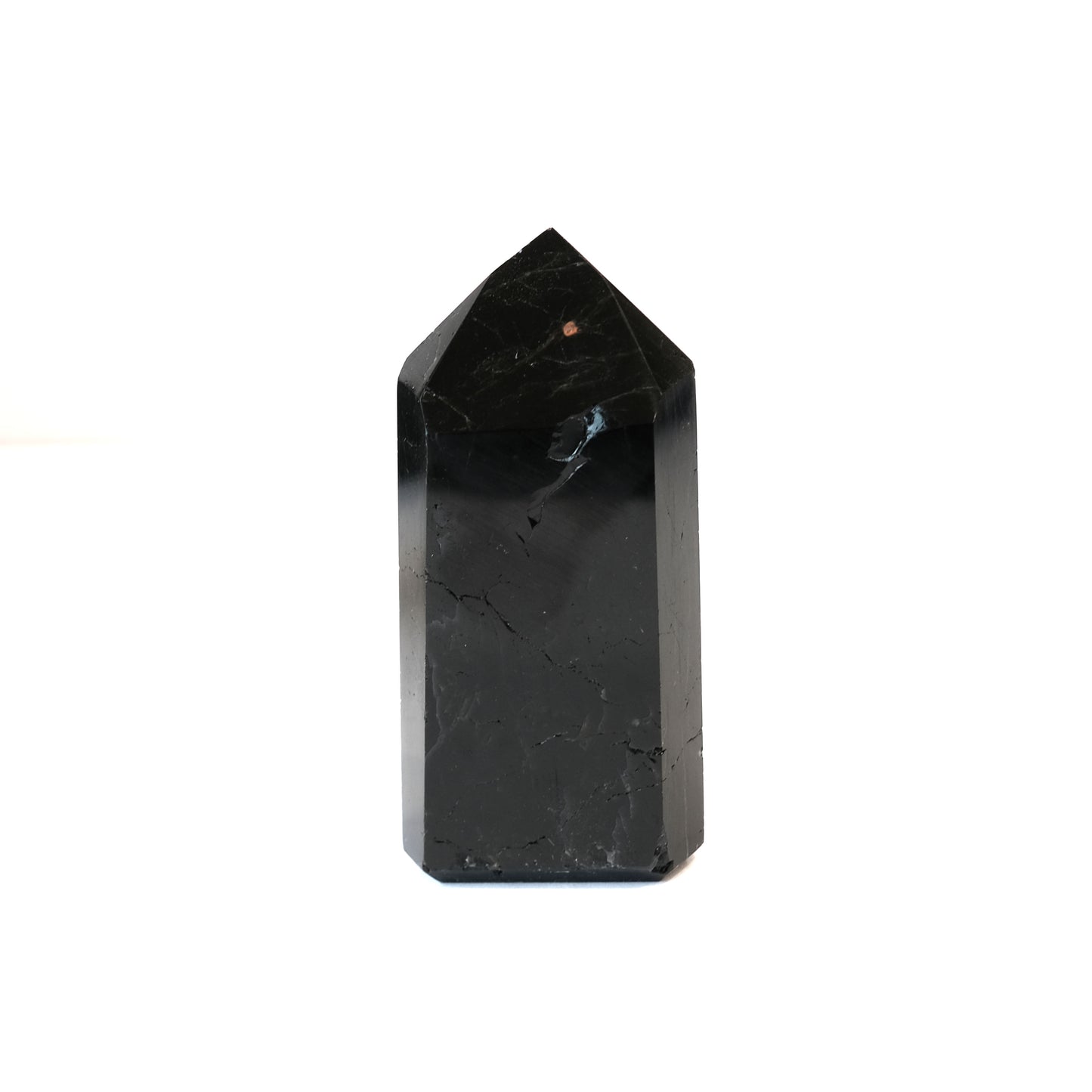Black Tourmaline Polished Point Tower