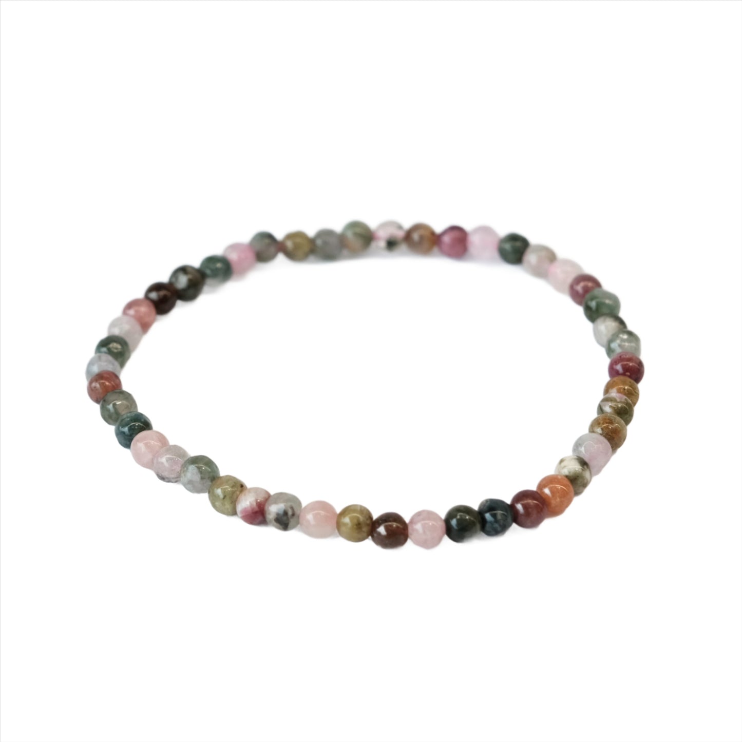 Watermelon Tourmaline Bracelet 4-6mm