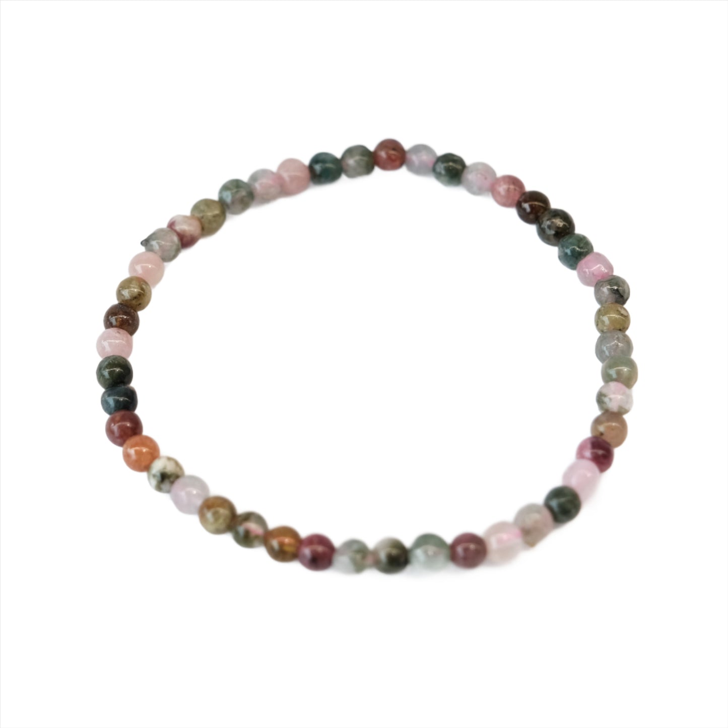 Watermelon Tourmaline Bracelet 4-6mm
